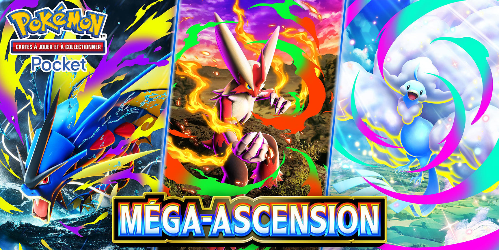 Bannière extension Méga-Ascension Pokémon TCG Pocket