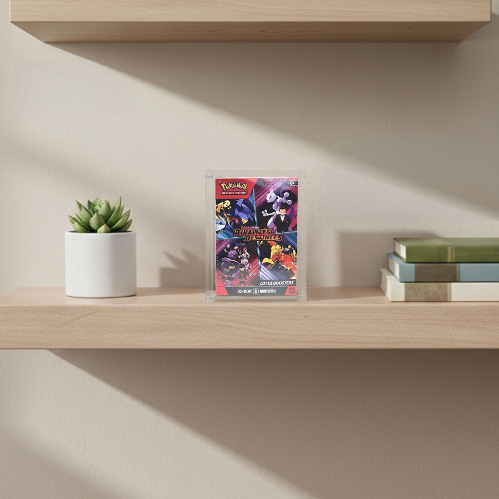 Protection acrylique transparente pour bundle 6 boosters Rivalités Destinées